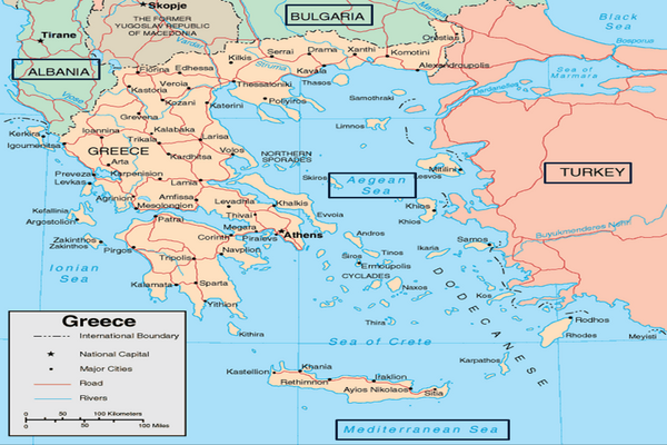 دانلود پاورپوینت موقعیت جغرافیایی یونان باستان 2021
