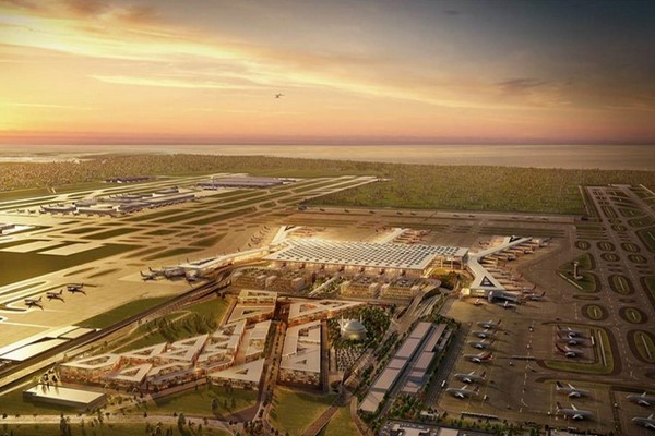دانلود پاورپوینت تحلیل فرودگاه Istanbul yeni Havalimani ترکیه 2021