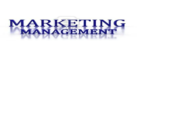 پاورپوینت مدیریت بازاریابی Marketing Management