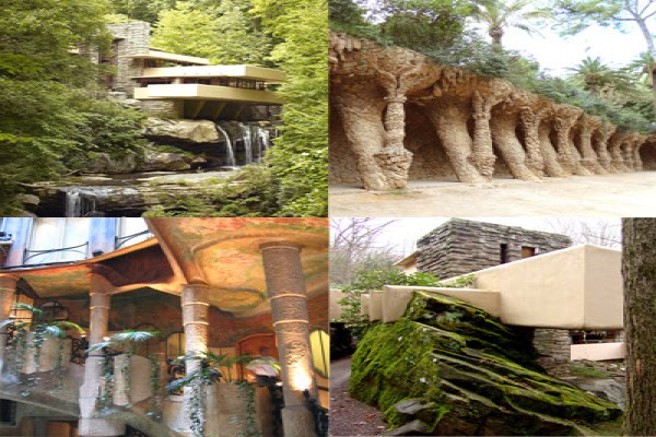 پاورپوینت مقایسه نگاه آنتونیو گائودی و فرانک لوید رایت به طبیعت