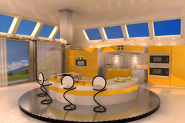 دانلود پروژه آشپزخانه در نرم افزار سه بعدی ساز 3dmax 2021