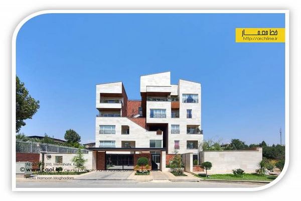 دانلود پاورپوینت معماری آپارتمان مسکونی ۲۱۰، مهرشهر کرج 2021