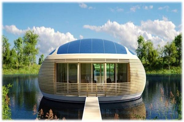 پاورپوینت خانه شناور با انرژی خورشیدی