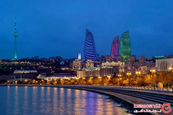 دانلود پاورپوینت دیدنی های باکو ,اسمان خراشها و میراث تاریخی 2021